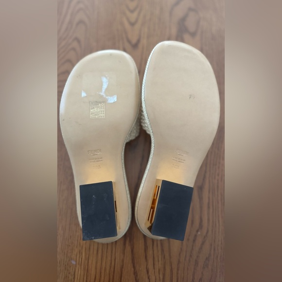 NWOT Fendi Raffia Intreccio Baguette 60mm Slide Sandals size 38.5 - Picture 10 of 11